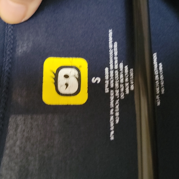 Very Soft Dark Blue WonderWink Shirt - Picture 3 of 8